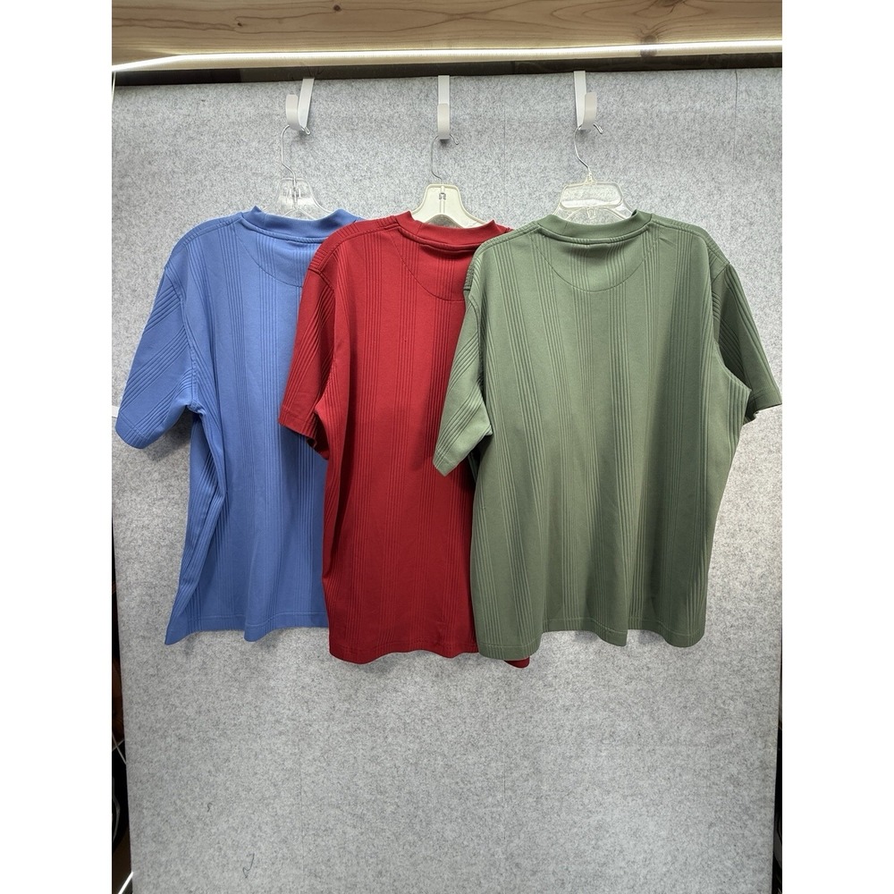 Vintage Haband Set Of 3 Stretch/Elastic Shirt W/Pockets No Size Tag